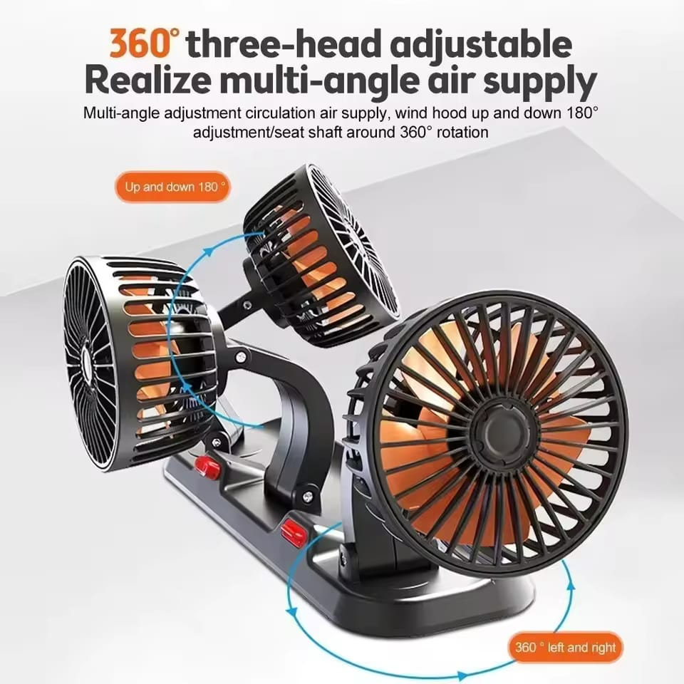 Car Cooling Fans  360° rotation