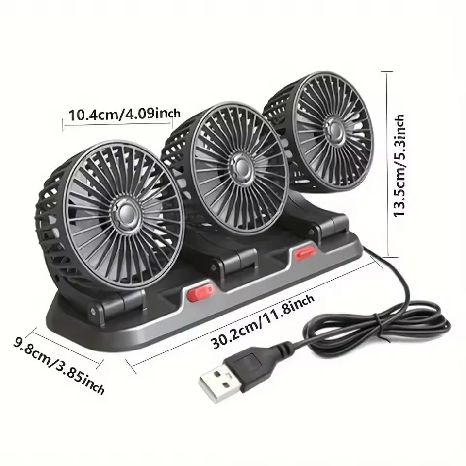 Car Cooling Fans  360° rotation