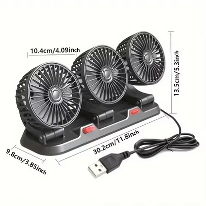 Car Cooling Fans  360° rotation