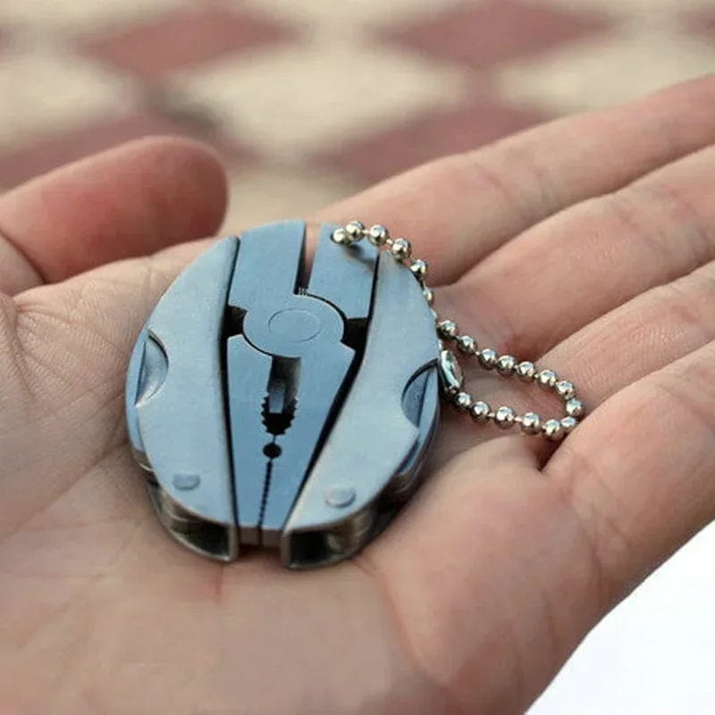Portable Multitool Pliers Knife Key Chain