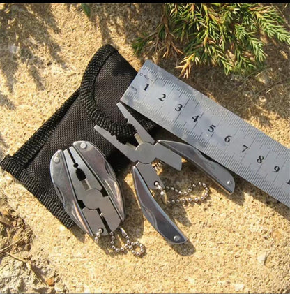 Portable Multitool Pliers Knife Key Chain