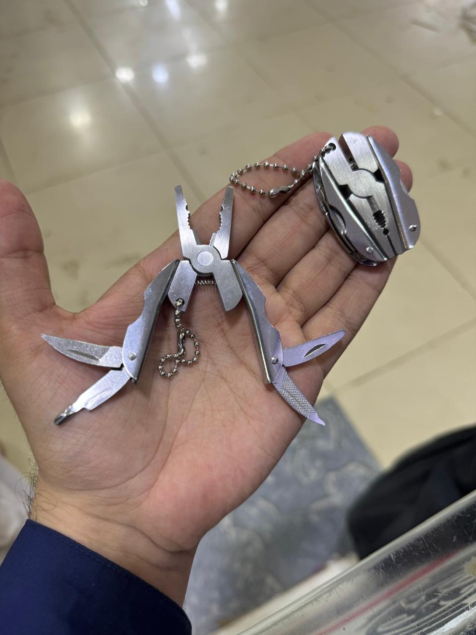 Portable Multitool Pliers Knife Key Chain