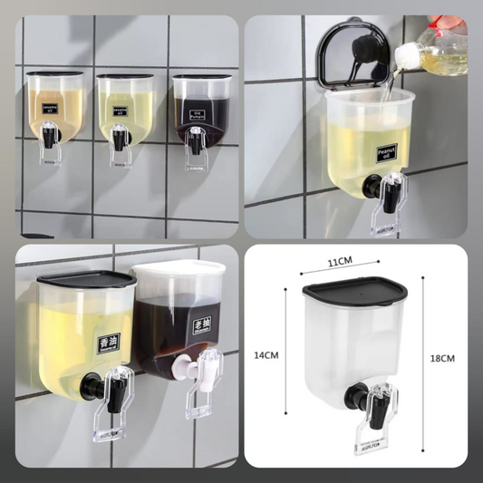 Wall-Mounted Oil Dispenser